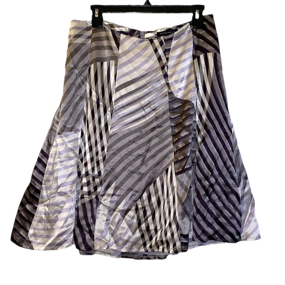 Kenneth Cole New York 100% Silk Skirt (Size: 6)